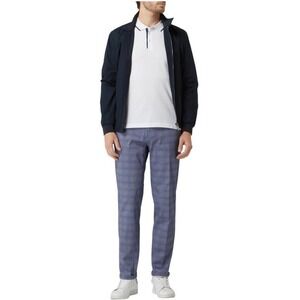 BRAX FELIX PLAID STRETCH COTTON FLAT‎ FRONT PANTS NWT MEN'S SIZE 32X32